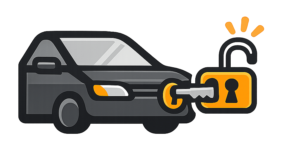 Car opening icon
